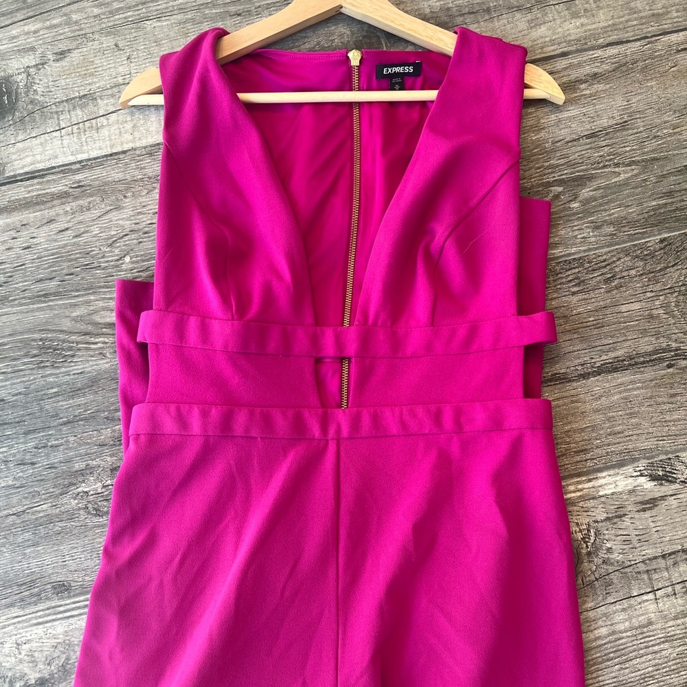EXPRESS HOT PINK JUMPSUIT